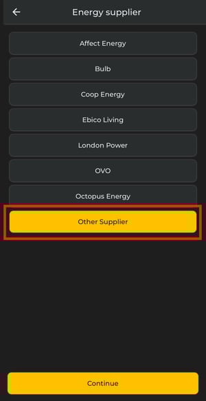 Other Supplier - custom tariff process